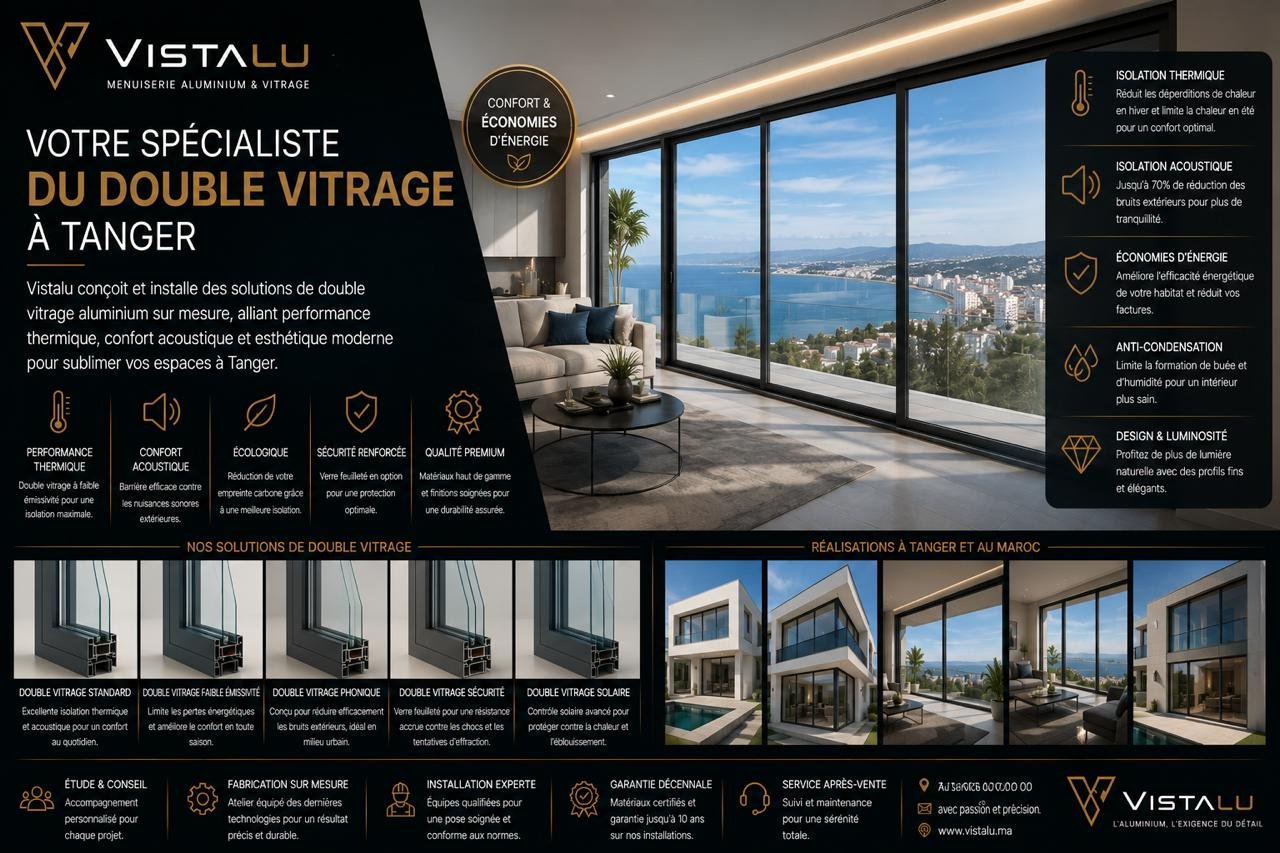 Installation double vitrage Tanger