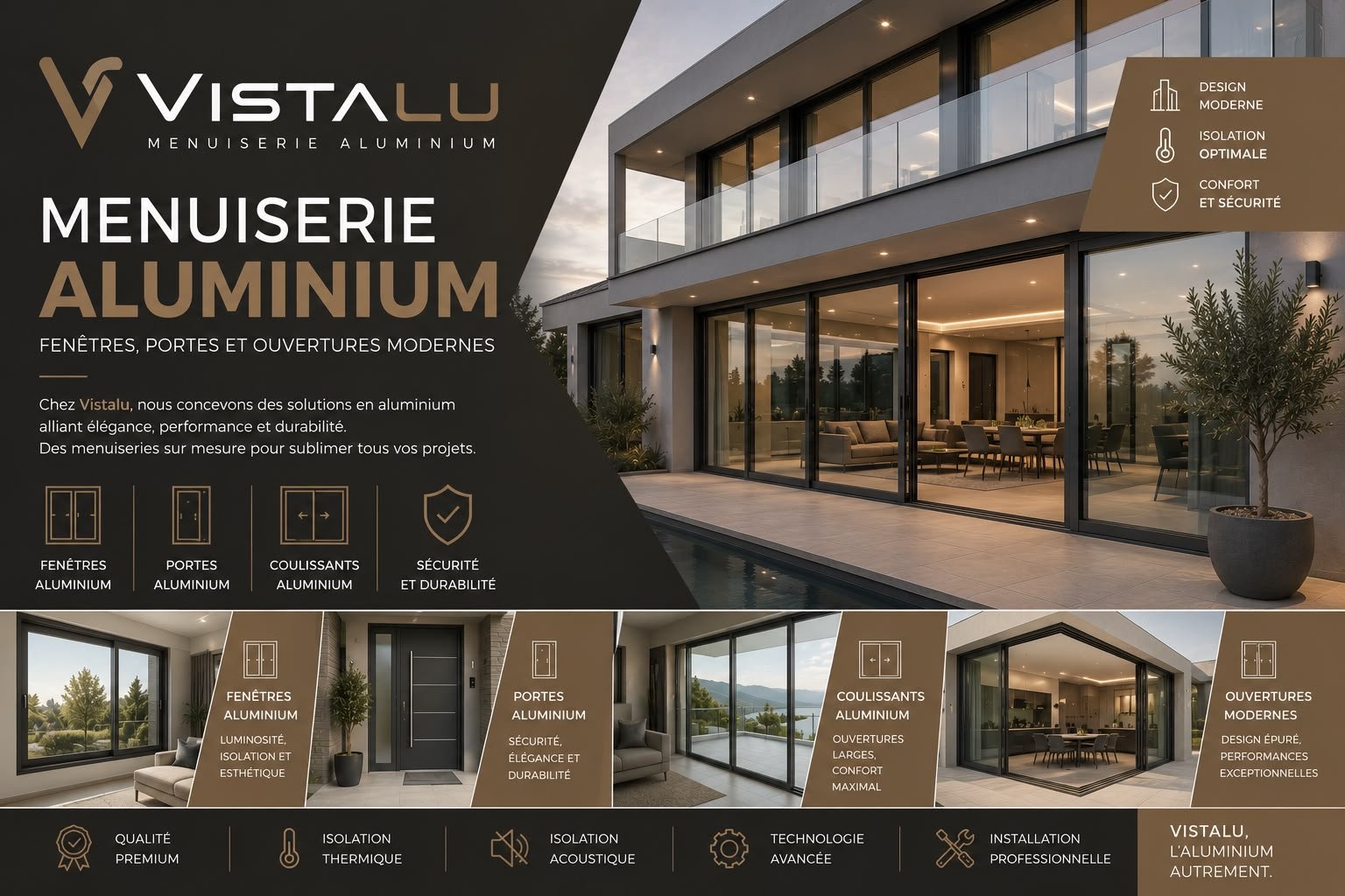 Menuiserie aluminium Tanger Vistalu