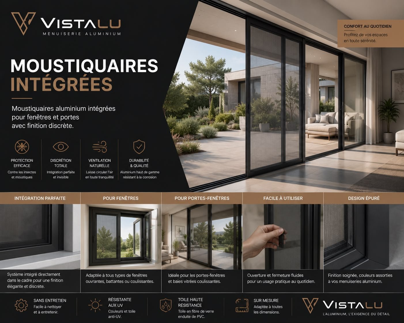 Moustiquaire aluminium Tanger